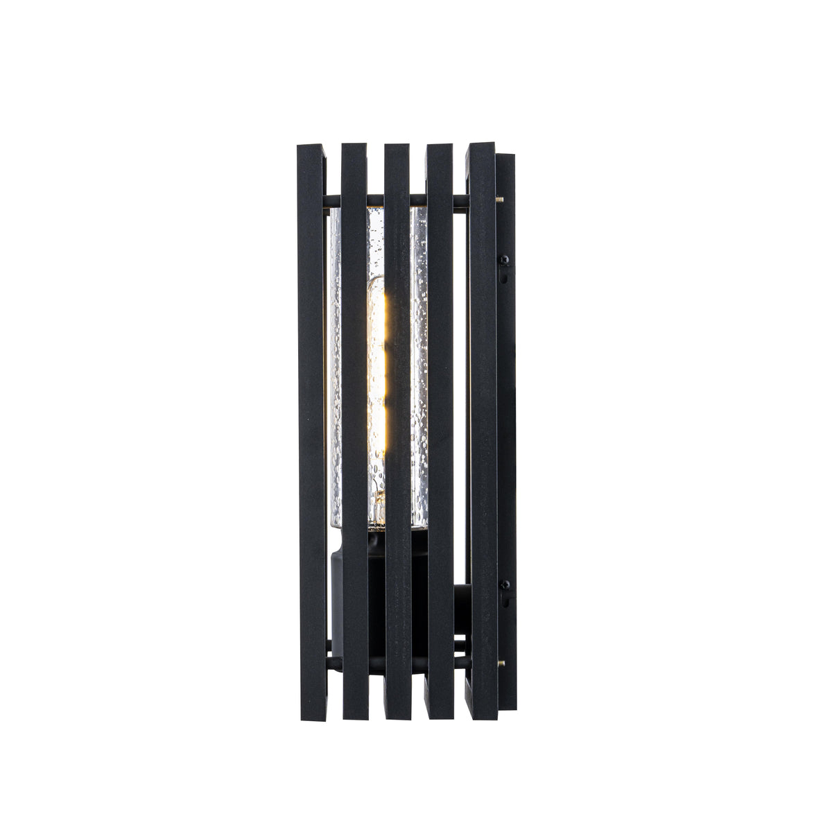 Portico Exterior Wall Light H360mm Matt Black Aluminium - 1000857