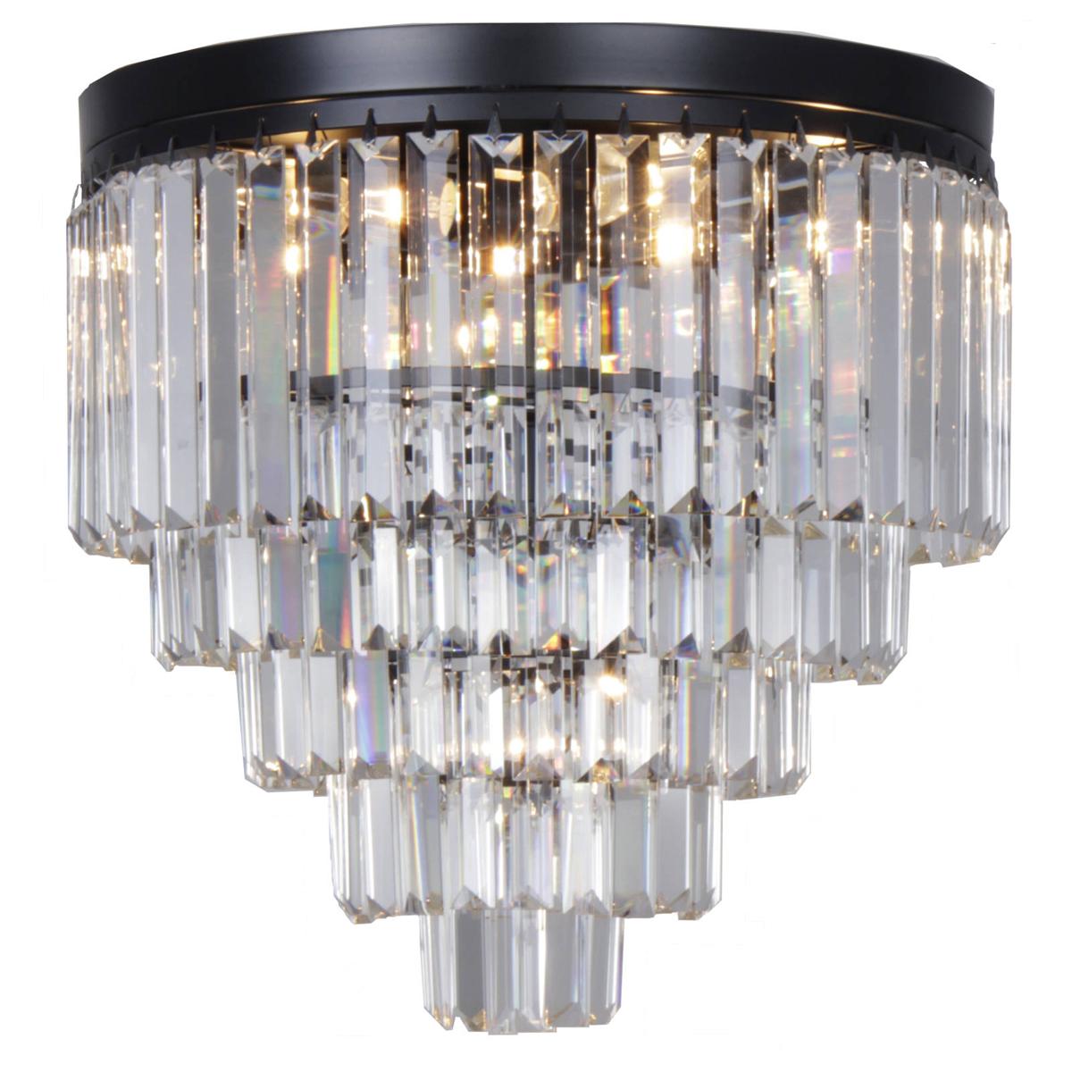 Celestial Flush Mount 6 Lights Matt Black Aluminium - 1001090