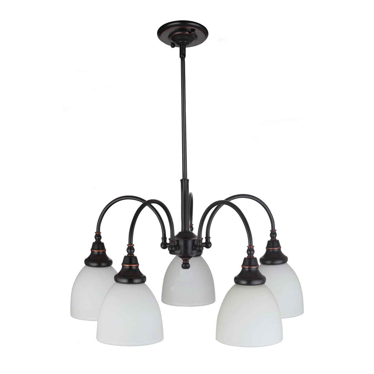 Benson Pendant 5 Lights Down Bronze Aluminium - 1001175