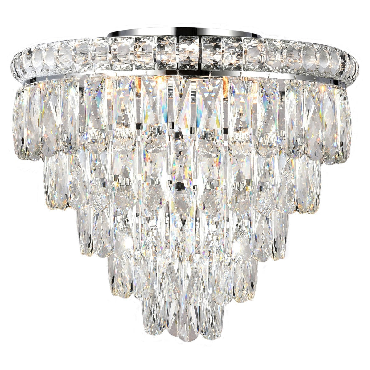 Emporia 5 Light Crystal Flush Mount Chrome - 1001178