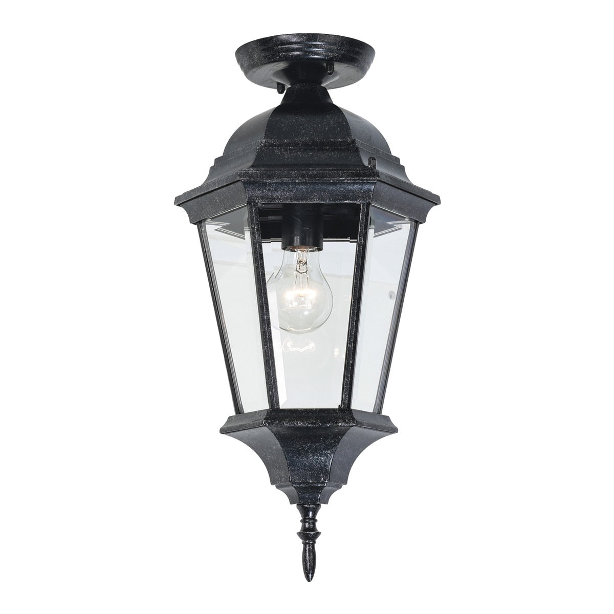 Junction Medium Under Eave Light Antique Black IP44 - 1001241