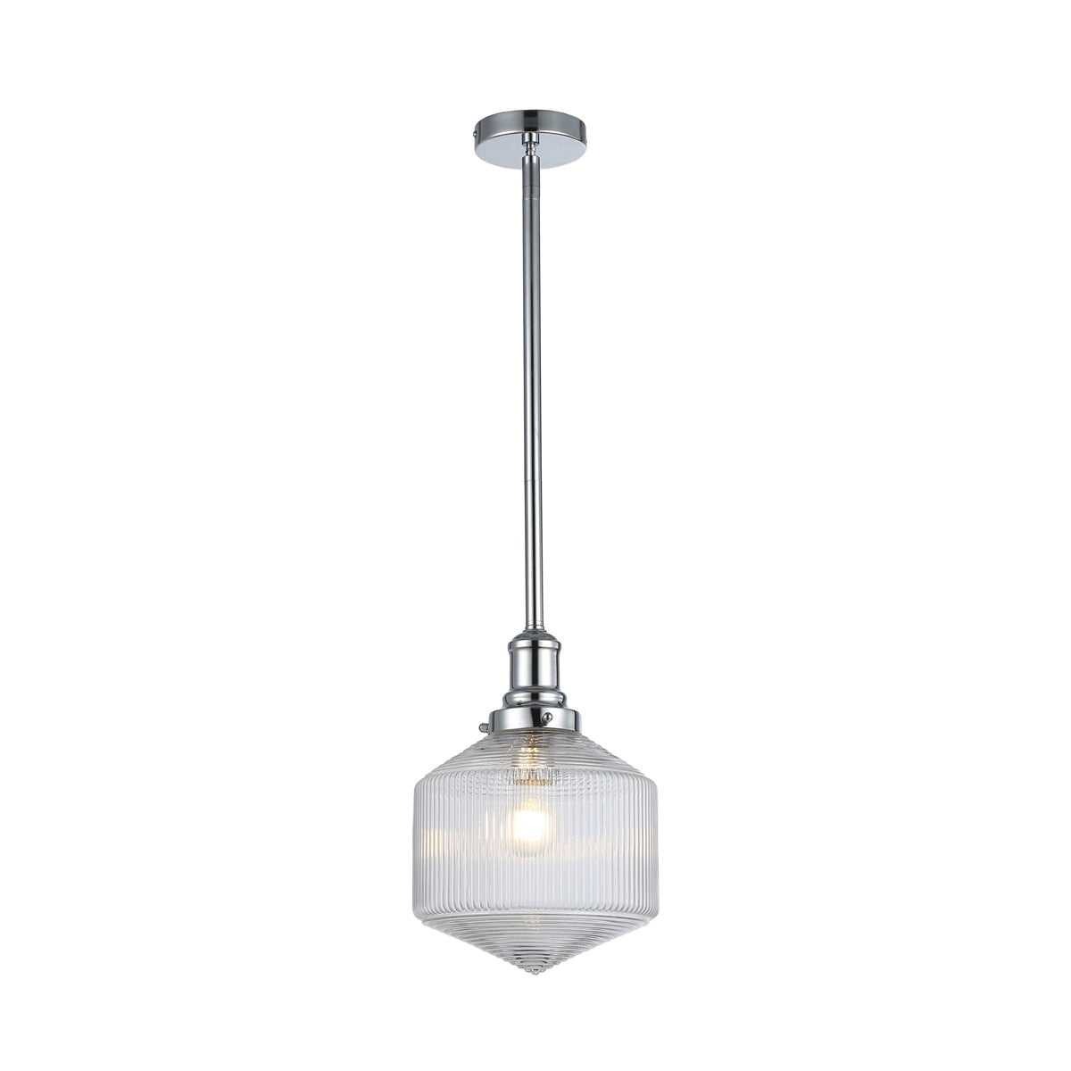 Jefferson Small 1 Light Pendant Chrome - 1001252