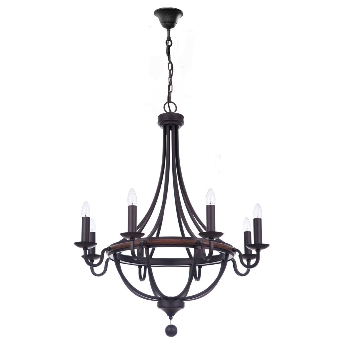 Lakewood 8 Light Pendant Bronze - 1001295