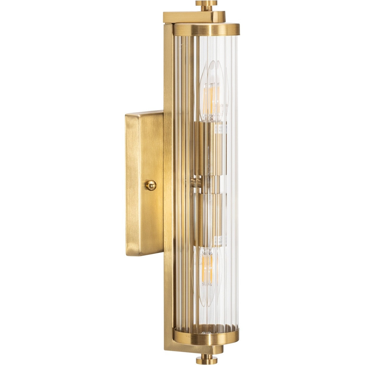 Rockford 2 Light Vanity Wall Light Satin Brass - 1001588