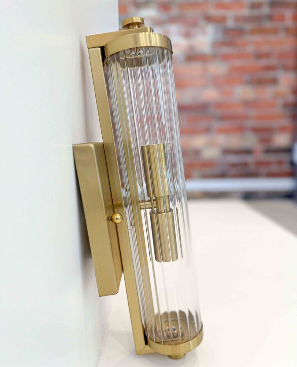 Rockford 2 Light Vanity Wall Light Satin Brass - 1001588