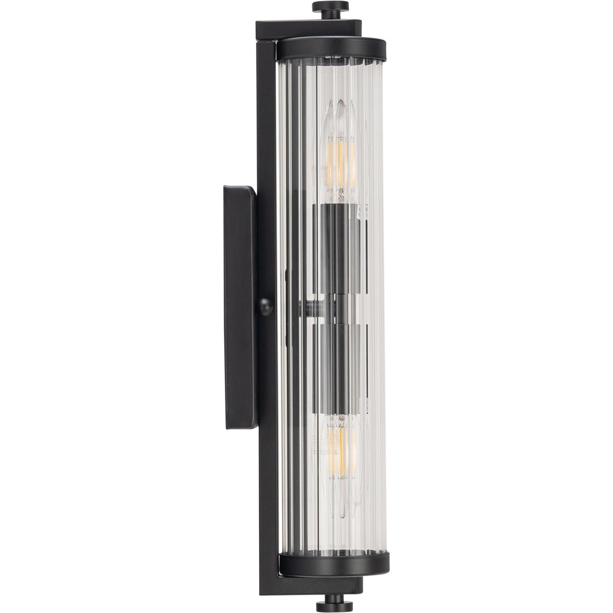 Rockford 2 Light Vanity Wall Light Matte Black - 1001589