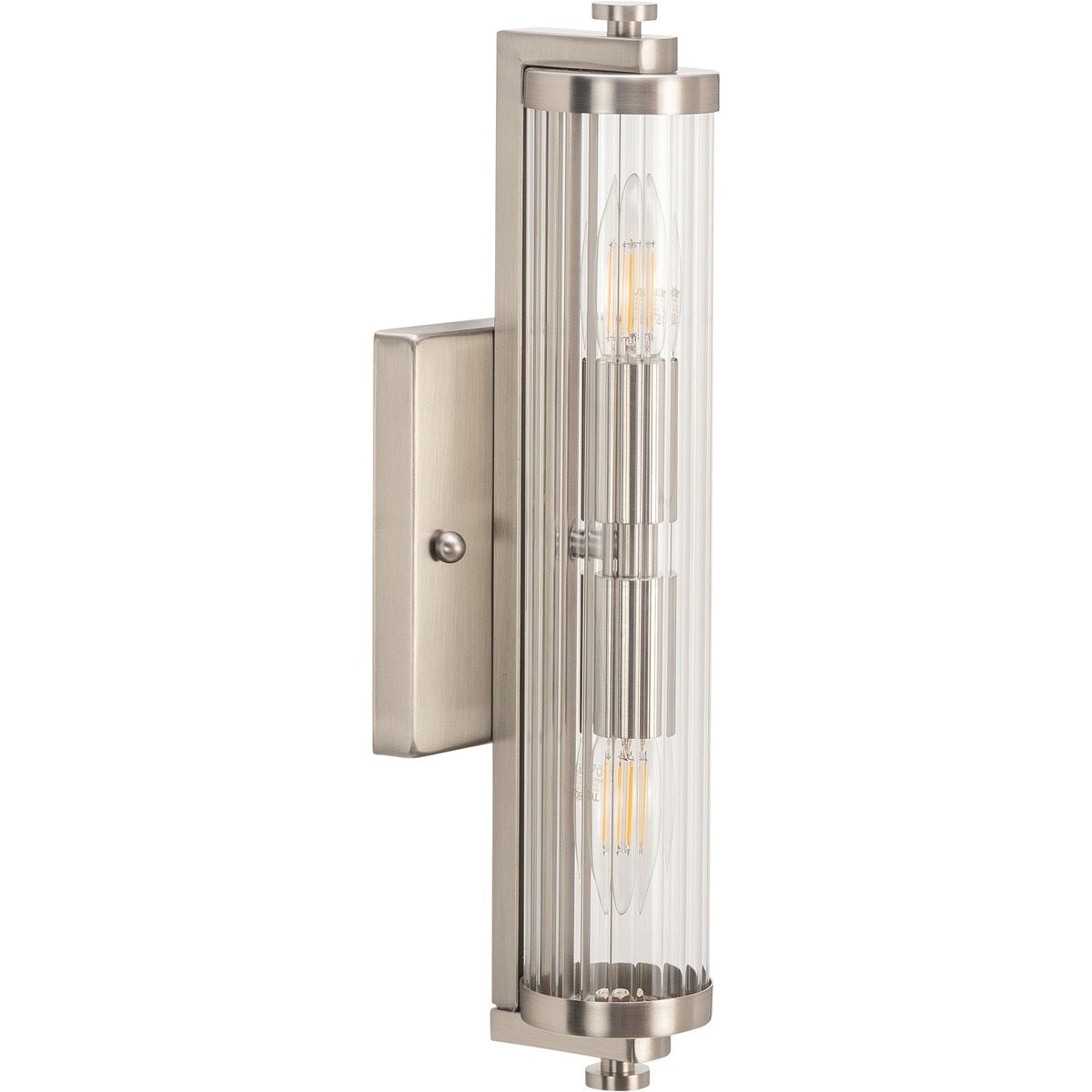 Rockford 2 Light Vanity Wall Light Brushed Nickel - 1001613