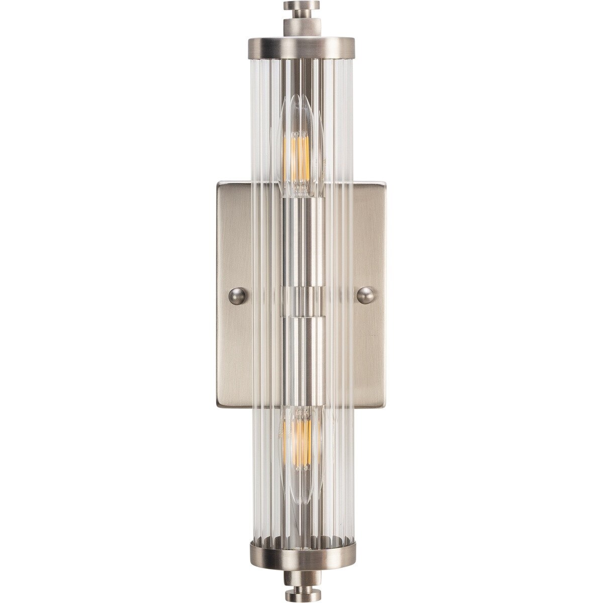Rockford 2 Light Vanity Wall Light Brushed Nickel - 1001613