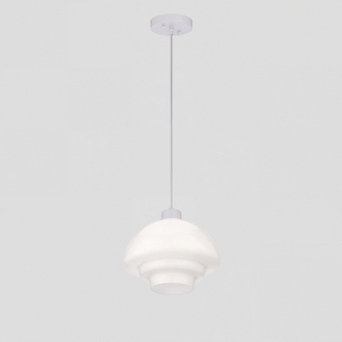 Fenwick Pendant Light White & Opal Gloss - 1001614