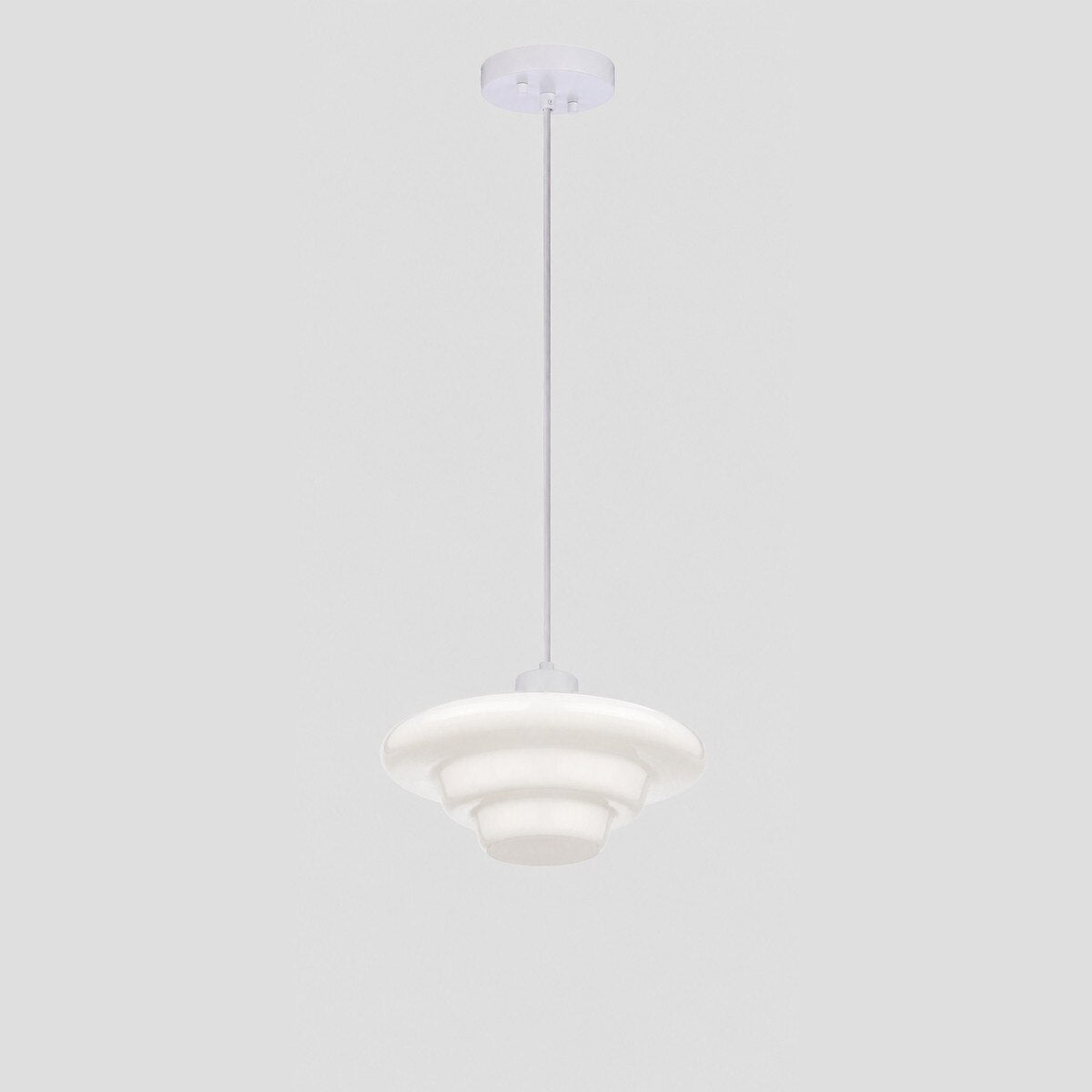 Haywood Pendant Light White & Opal Gloss - 1001618