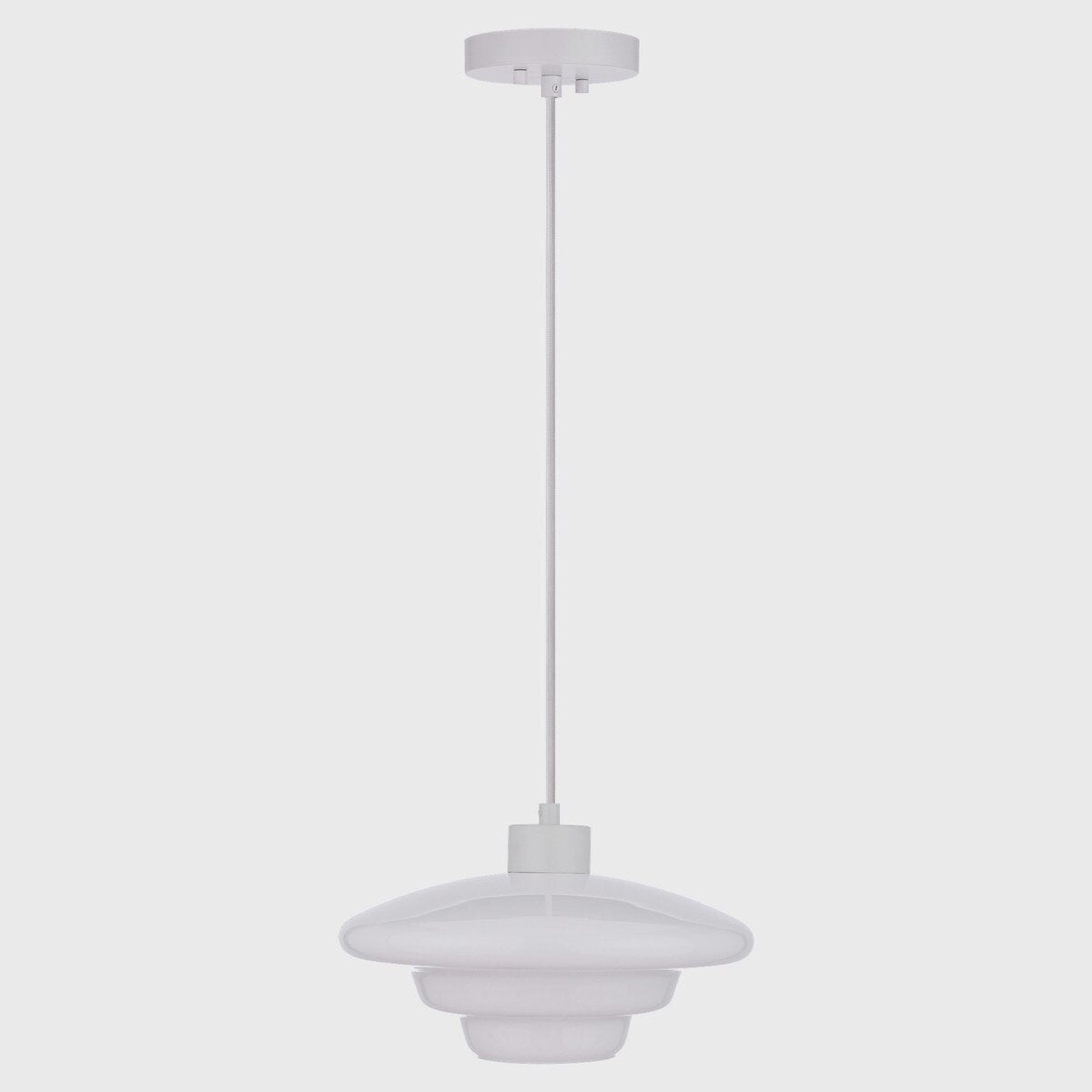 Haywood Pendant Light White & Opal Gloss - 1001618