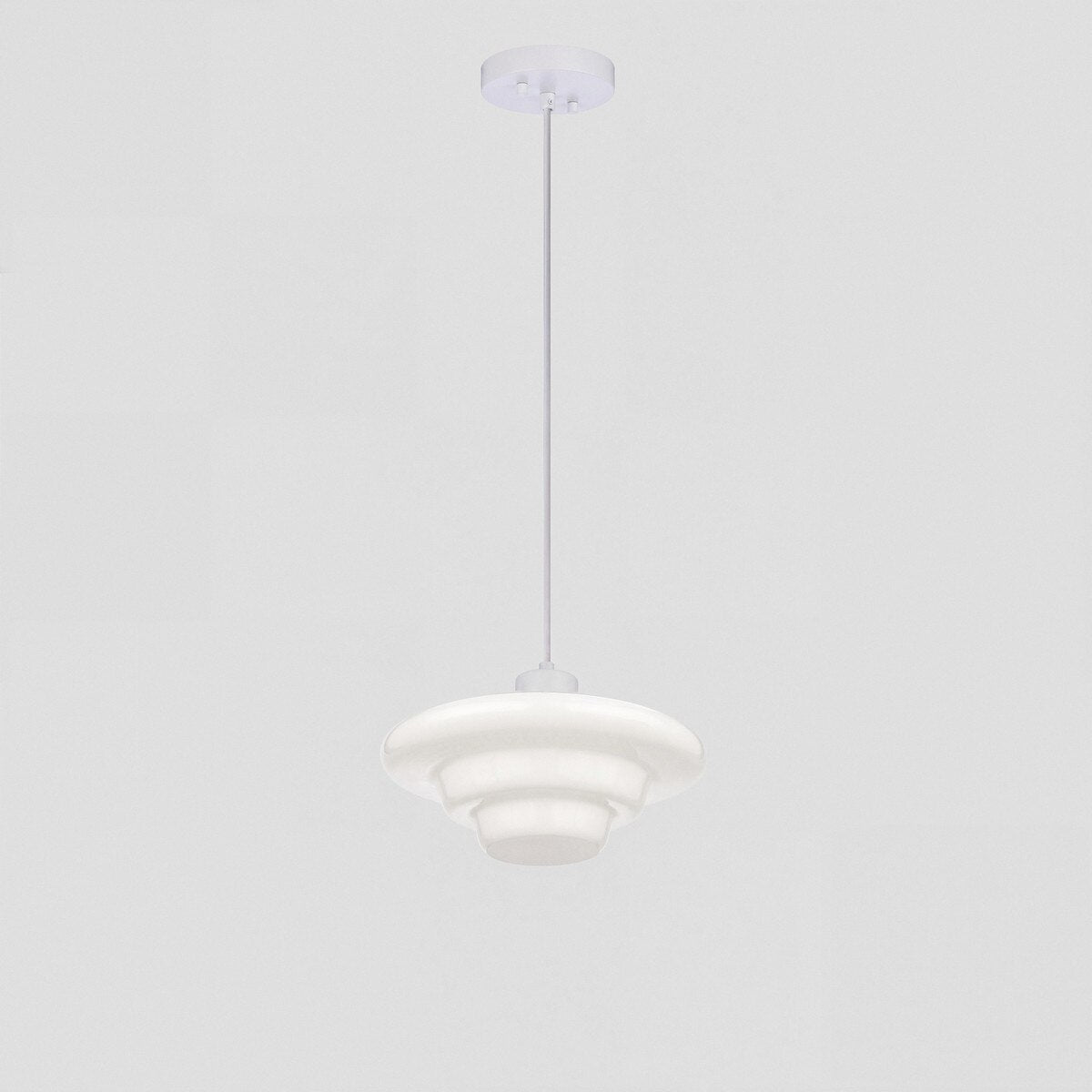 Haywood Pendant Light White & Opal Gloss - 1001618