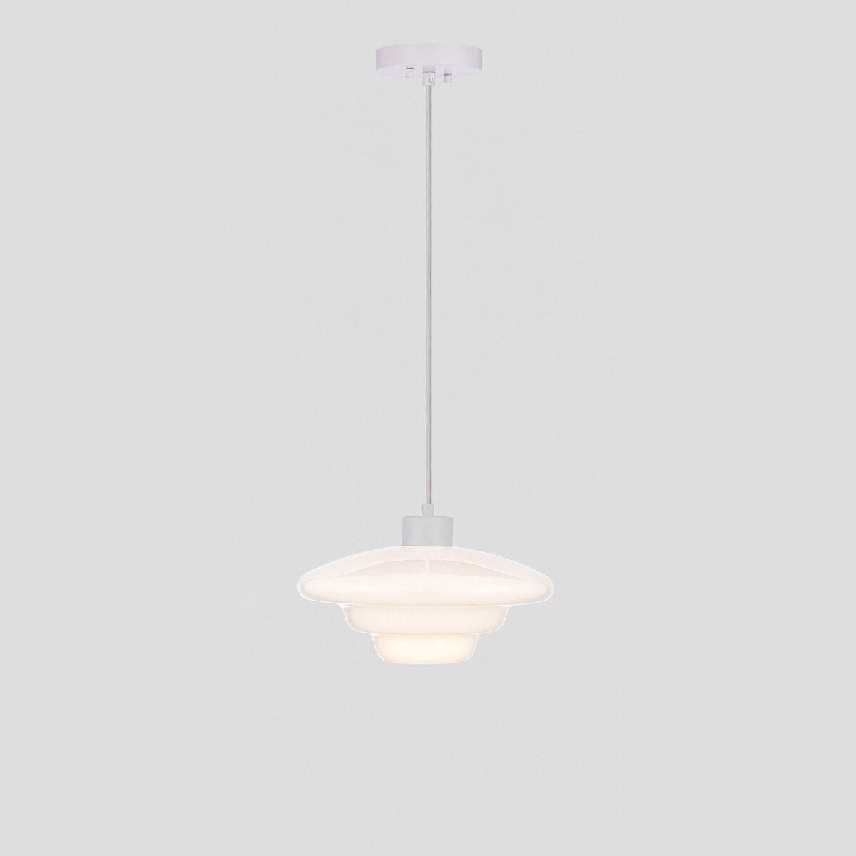 Haywood Pendant Light White & Opal Gloss - 1001618
