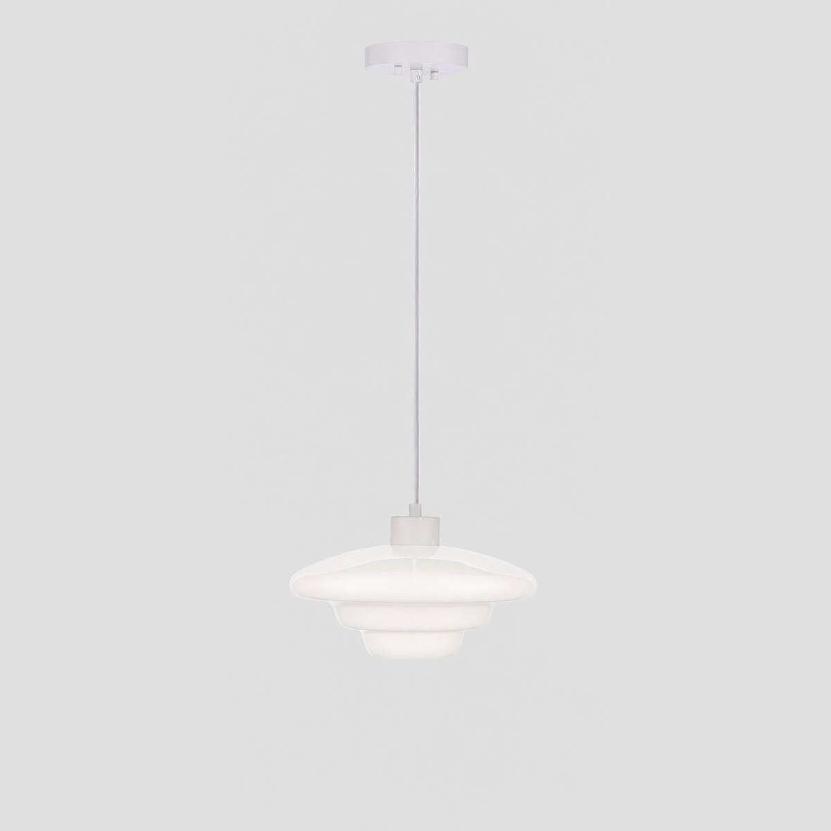 Haywood Pendant Light White & Opal Gloss - 1001618
