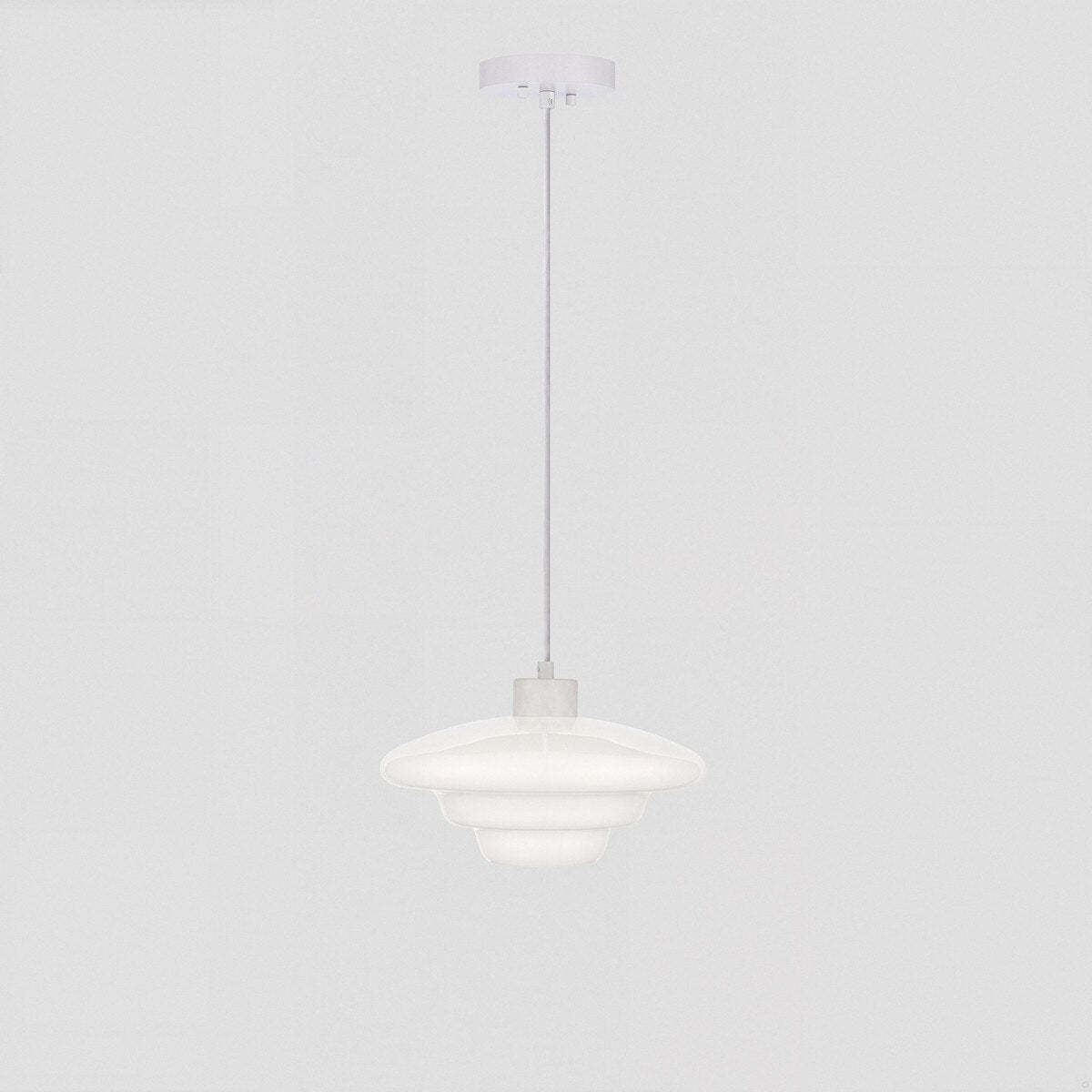 Haywood Pendant Light White & Opal Gloss - 1001618