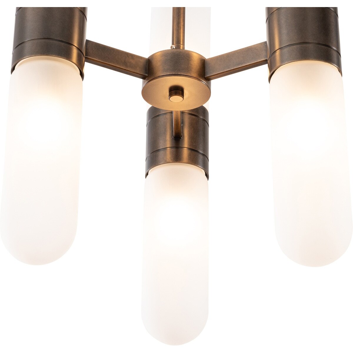 Hepburn 6 Light 3 Arm Pendant Light Antique Brass - 1001623