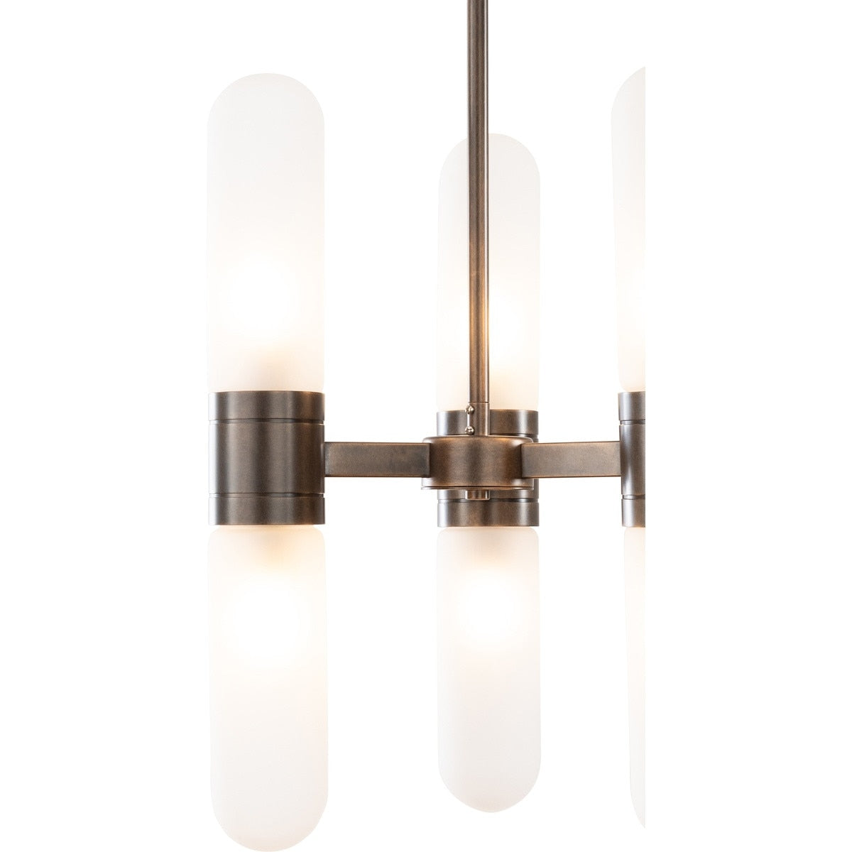 Hepburn 6 Light 3 Arm Pendant Light Antique Brass - 1001623