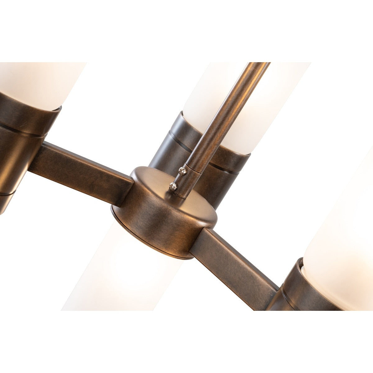 Hepburn 6 Light 3 Arm Pendant Light Antique Brass - 1001623