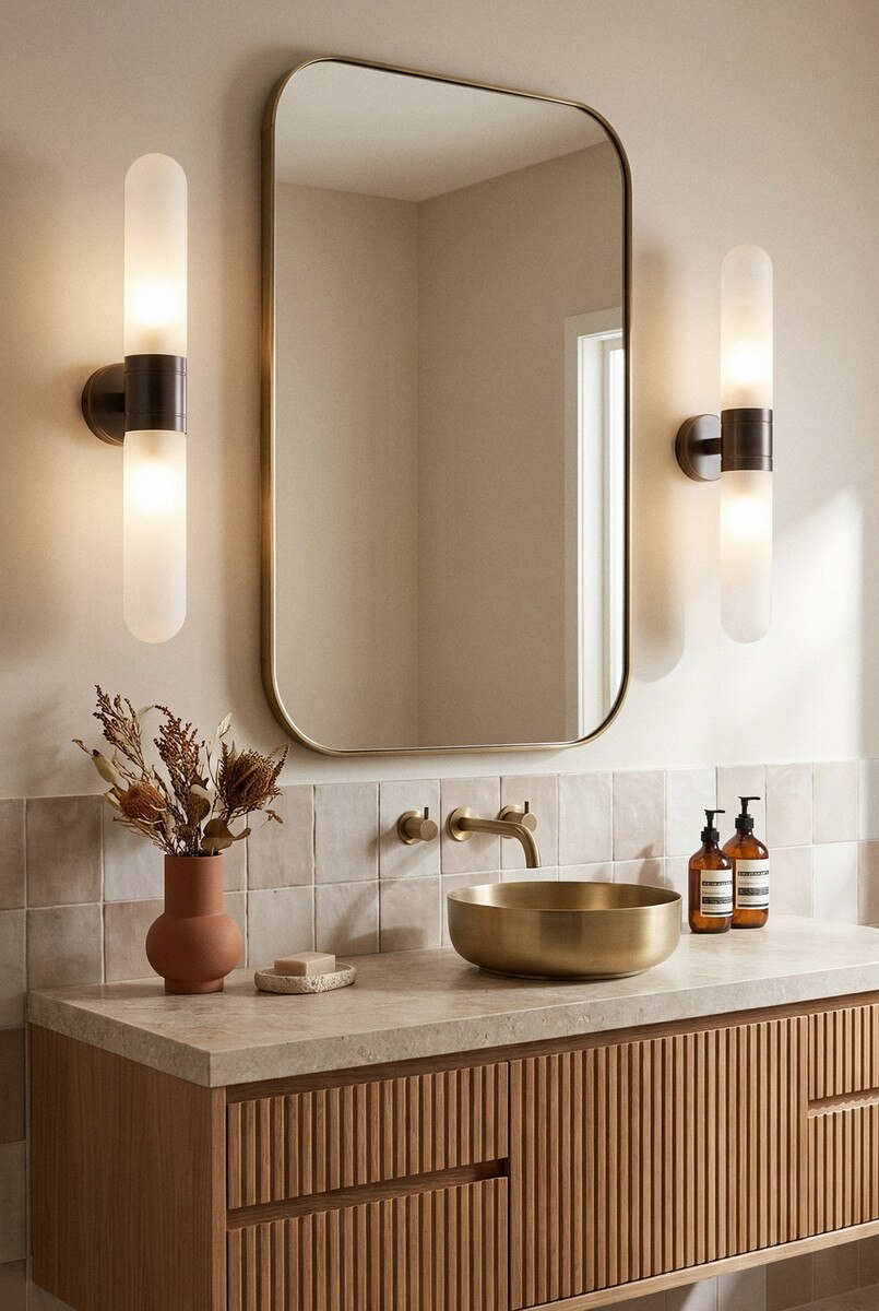 Hepburn Vanity Light Antique Brass - 1001624