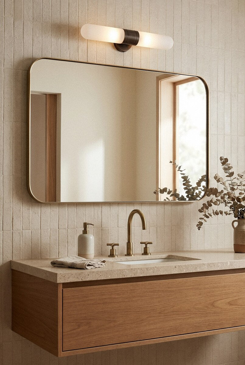 Hepburn Vanity Light Antique Brass - 1001624