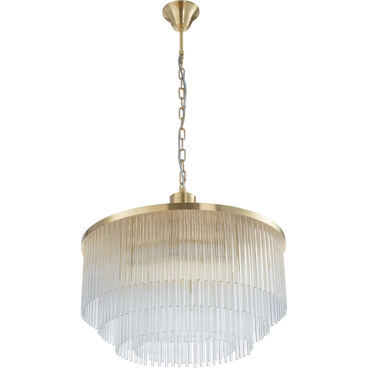 Evangeline Medium 8 Light Chandelier Satin Brass - 1001628
