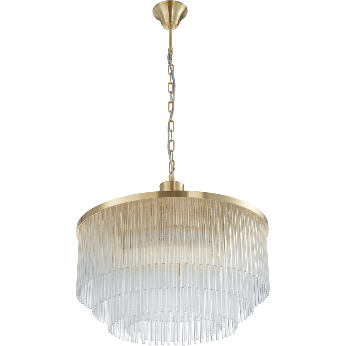 Evangeline Medium 8 Light Chandelier Satin Brass - 1001628