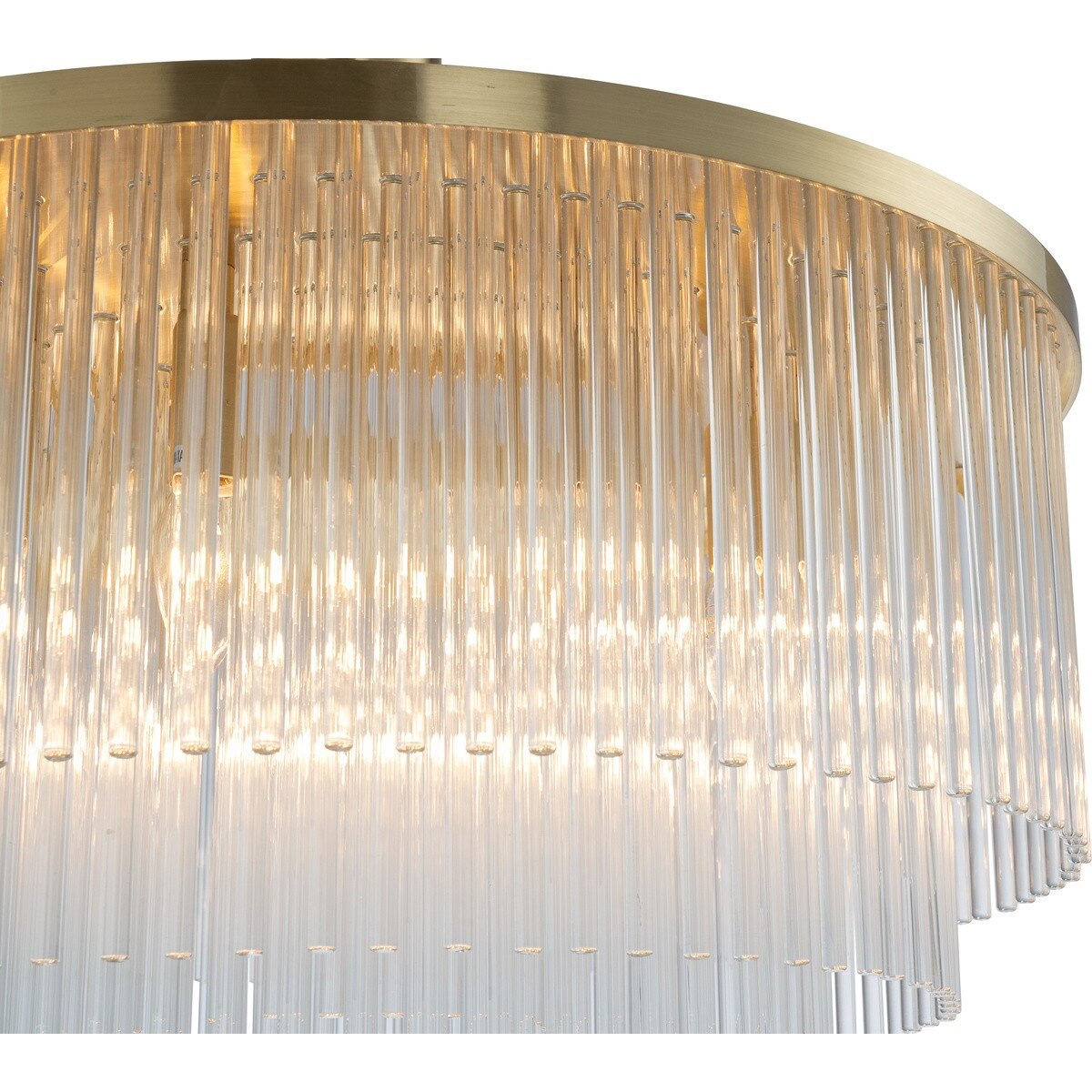Evangeline Medium 8 Light Chandelier Satin Brass - 1001628