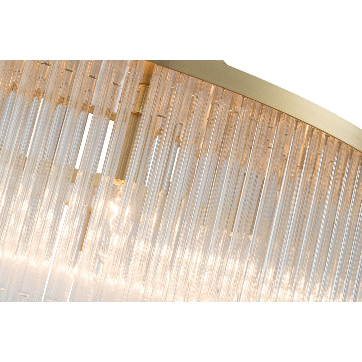 Evangeline Large 12 Light Chandelier Satin Brass - 1001629