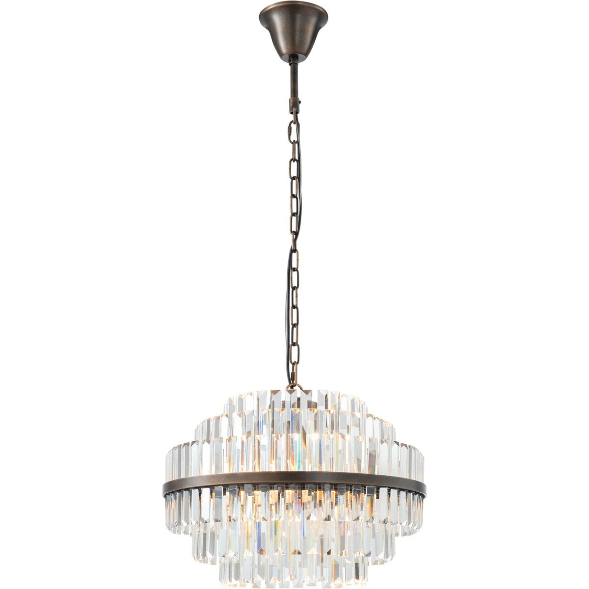 Evelyn Medium 4 Light Chandelier Antique Brass - 1001630