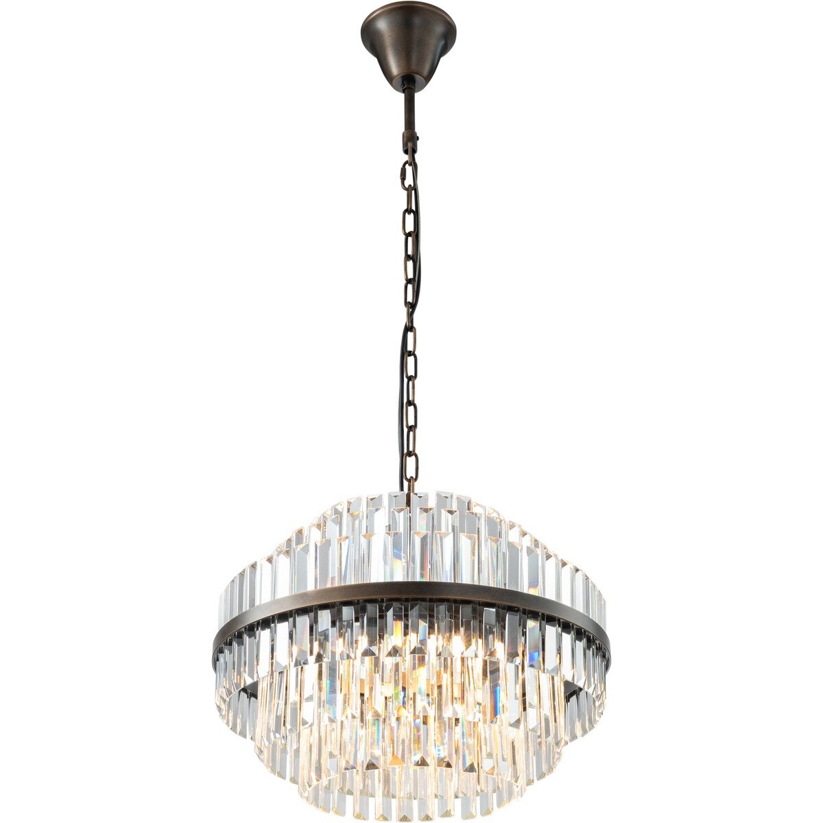Evelyn Medium 4 Light Chandelier Antique Brass - 1001630