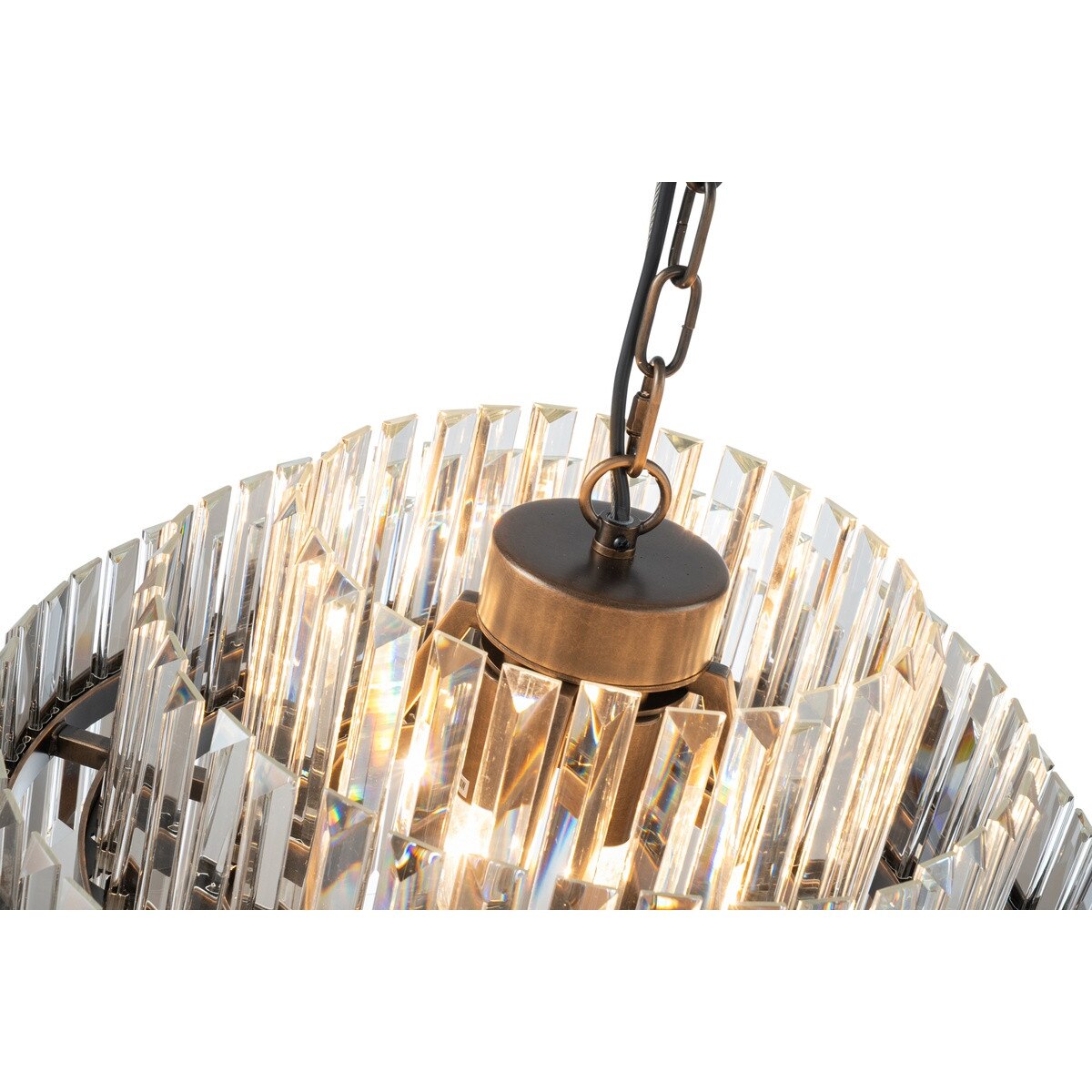 Evelyn Medium 4 Light Chandelier Antique Brass - 1001630