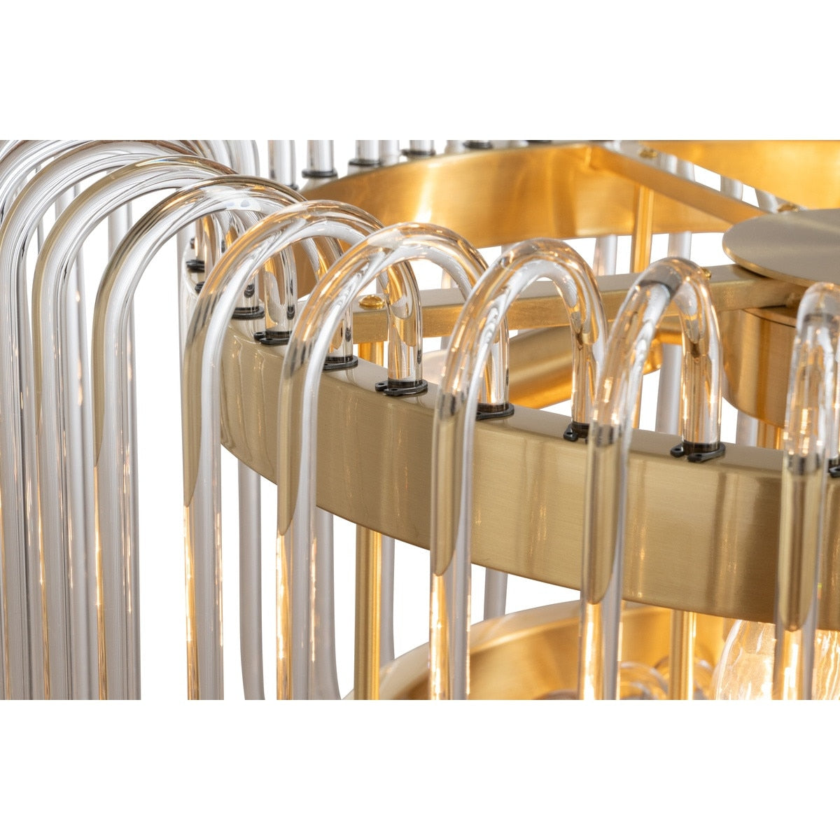 Collete 9 Light 2 Tier Chandelier Satin Brass - 1001633