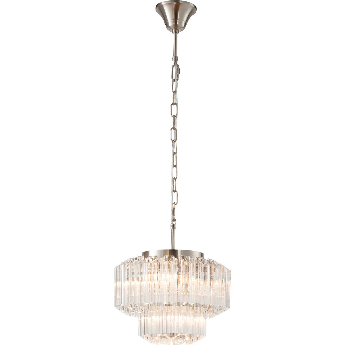 Calista Small 4 Light 2 Tier Chandelier Brushed Nickel - 1001635