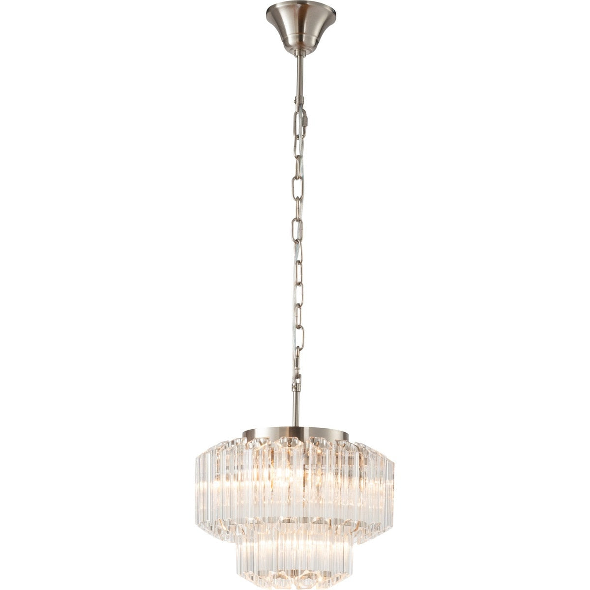 Calista Small 4 Light 2 Tier Chandelier Brushed Nickel - 1001635