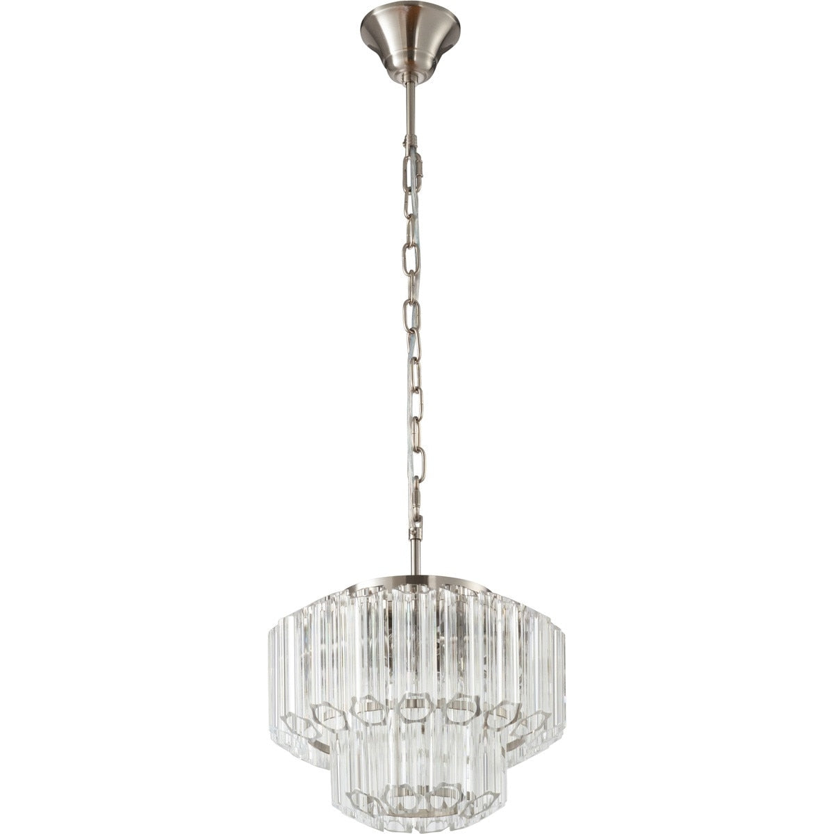 Calista Small 4 Light 2 Tier Chandelier Brushed Nickel - 1001635