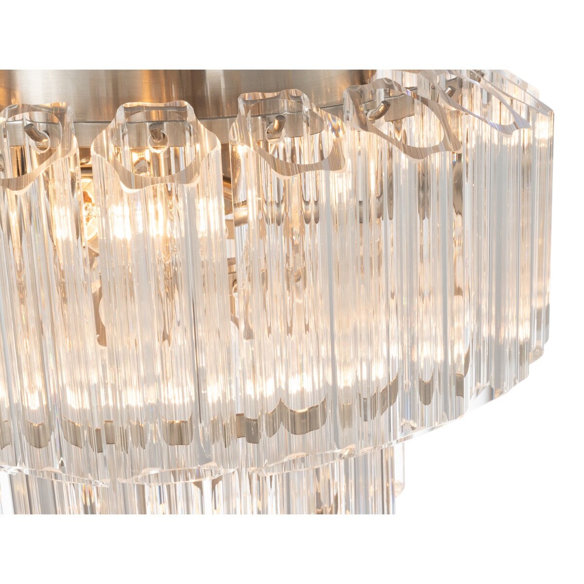 Calista Small 4 Light 2 Tier Chandelier Brushed Nickel - 1001635