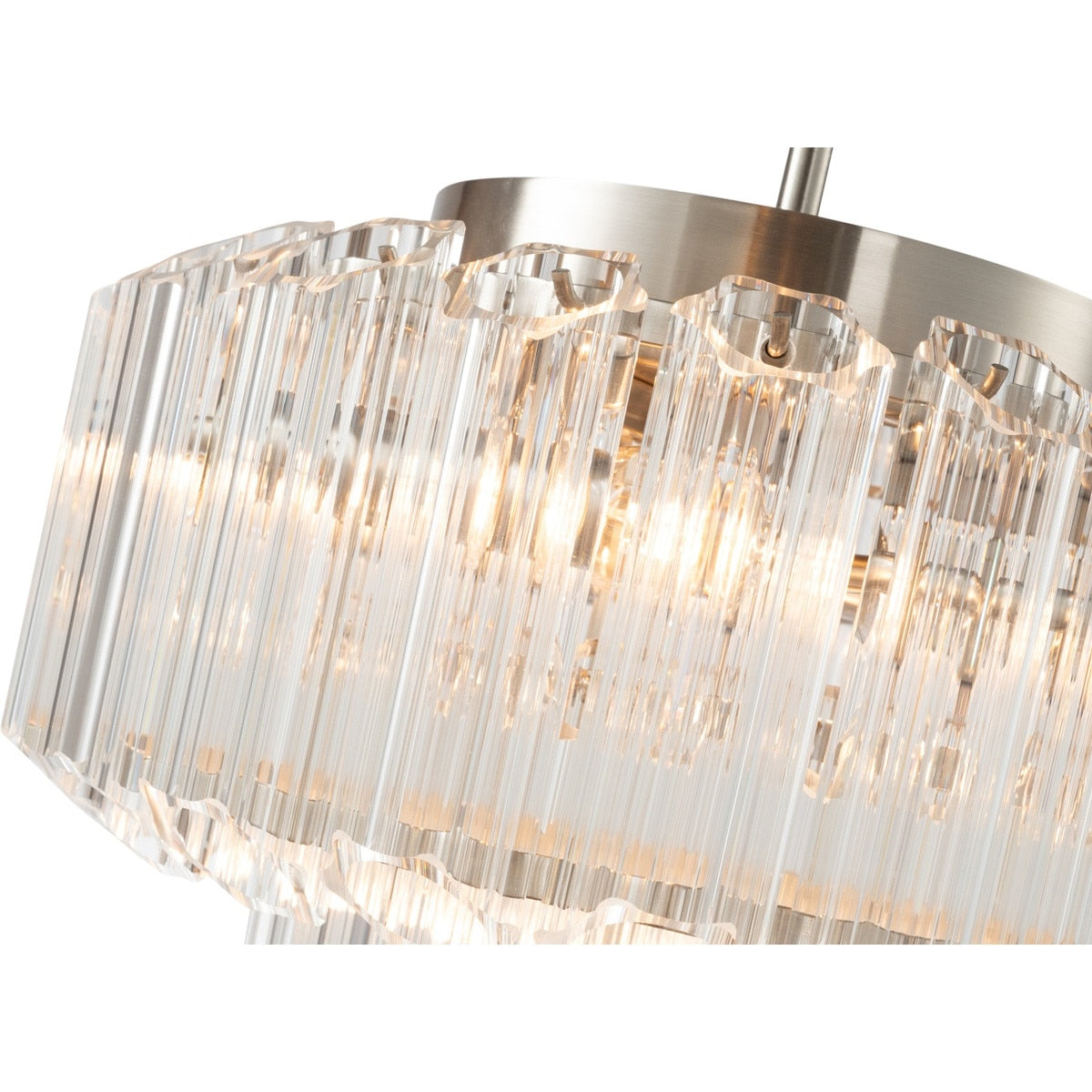 Calista Small 4 Light 2 Tier Chandelier Brushed Nickel - 1001635