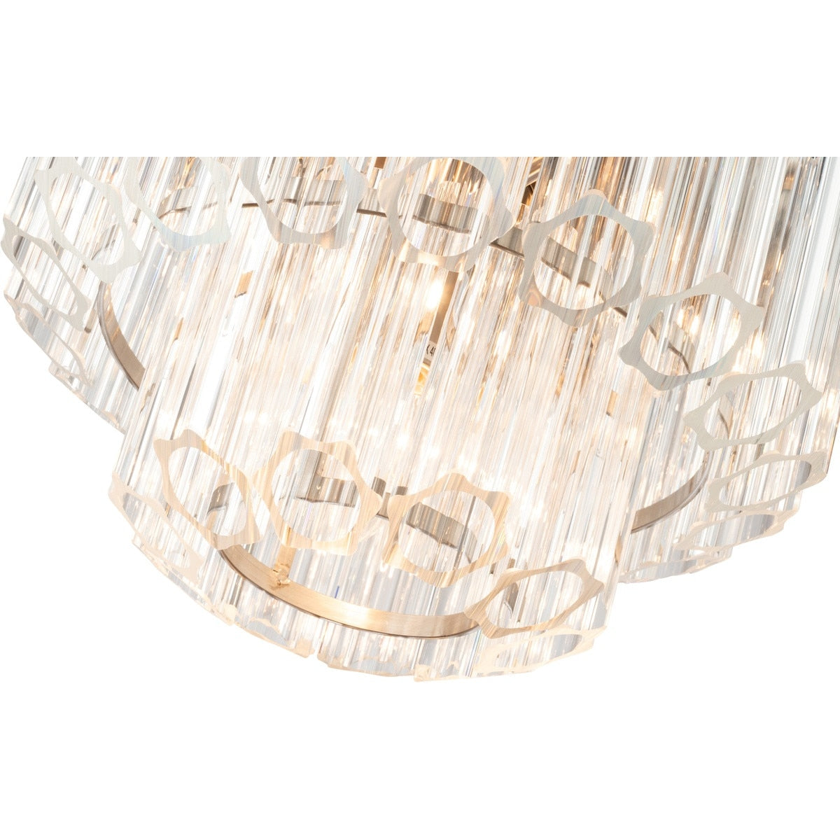 Calista Small 4 Light 2 Tier Chandelier Brushed Nickel - 1001635