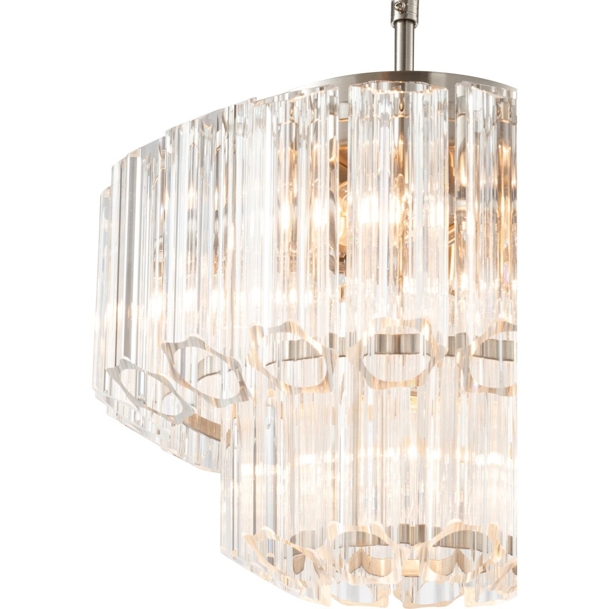 Calista Small 4 Light 2 Tier Chandelier Brushed Nickel - 1001635