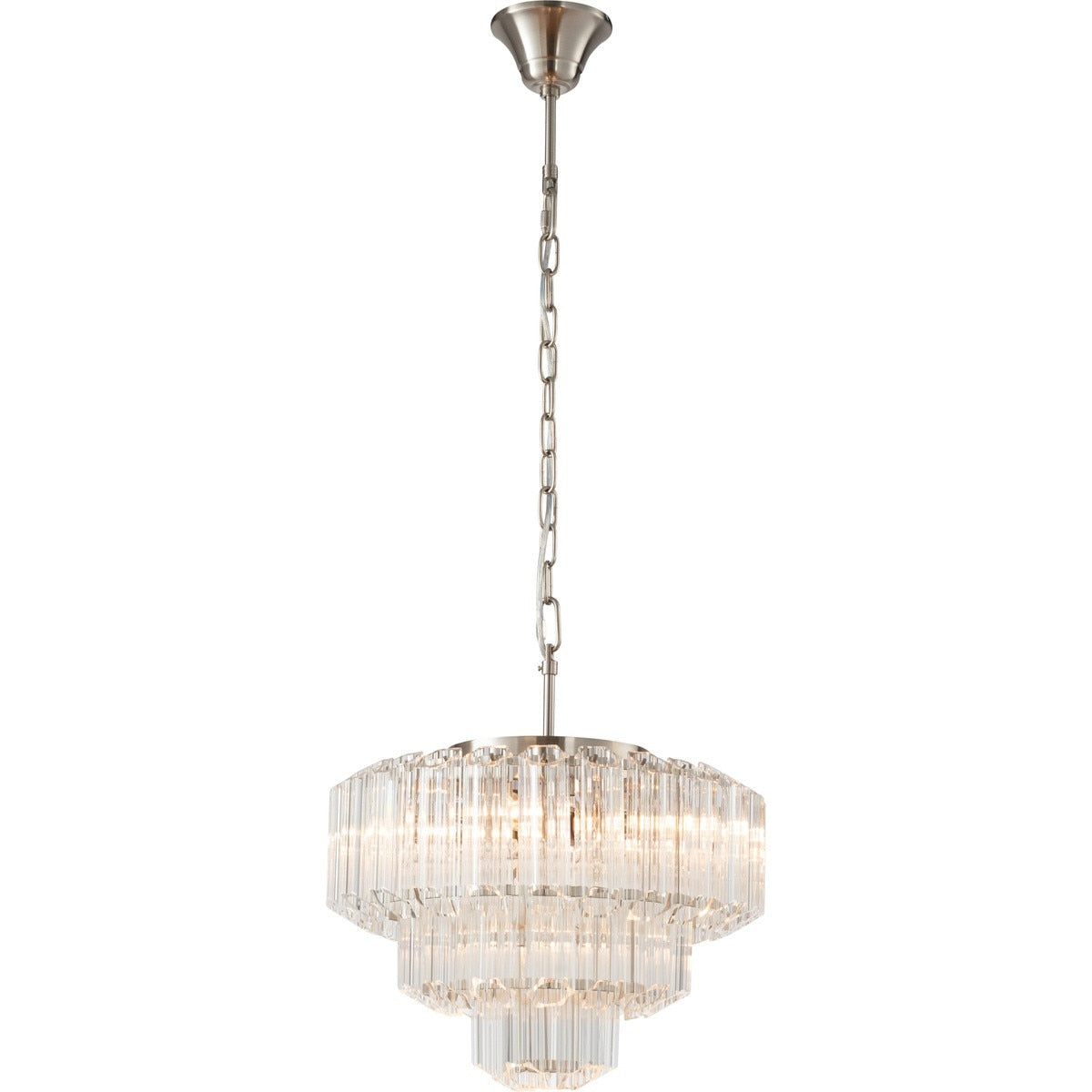 Calista Medium 5 Light 3 Tier Chandelier Brushed Nickel - 1001636