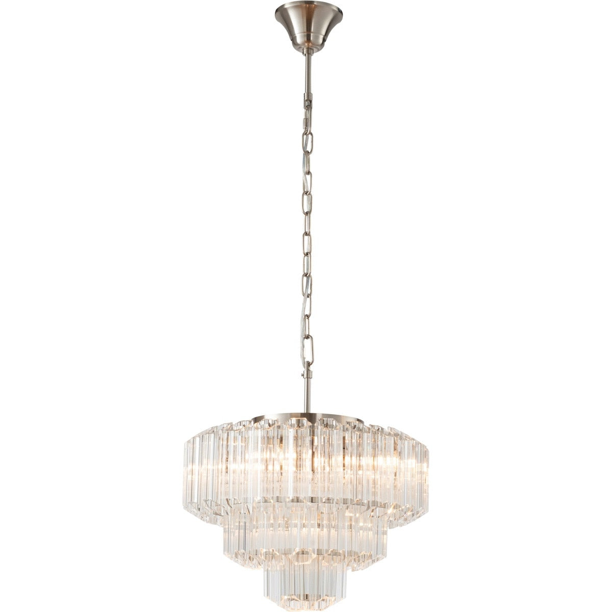 Calista Medium 5 Light 3 Tier Chandelier Brushed Nickel - 1001636