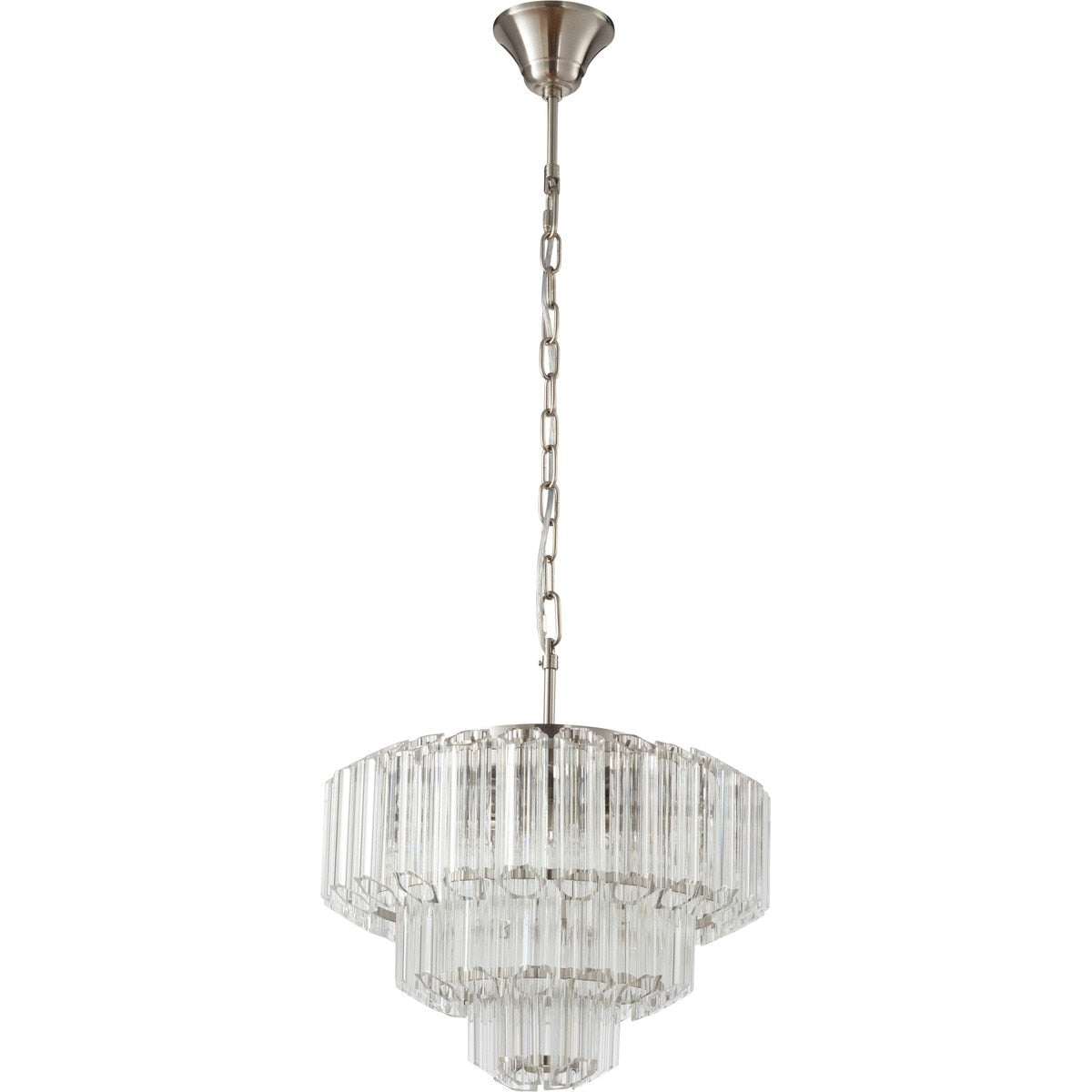 Calista Medium 5 Light 3 Tier Chandelier Brushed Nickel - 1001636