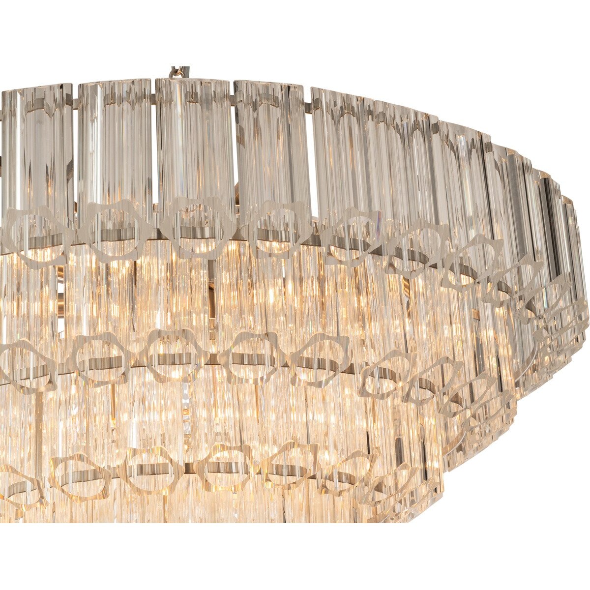 Calista Extra Large 12 Light 4 Tier Chandelier Brushed Nickel - 1001638