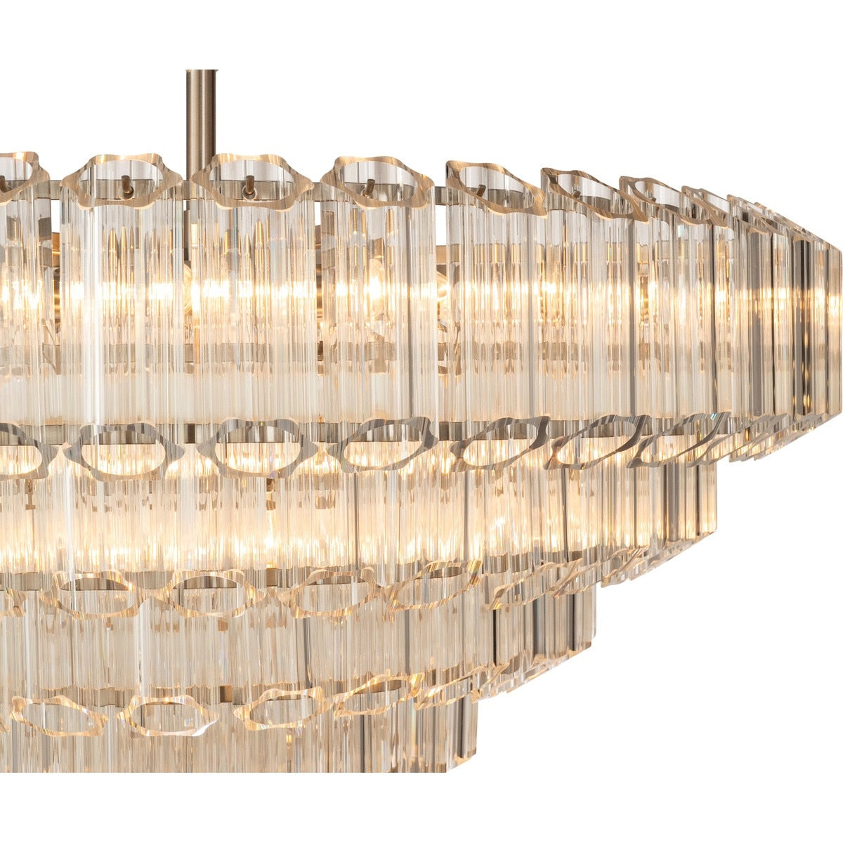 Calista Extra Large 12 Light 4 Tier Chandelier Brushed Nickel - 1001638