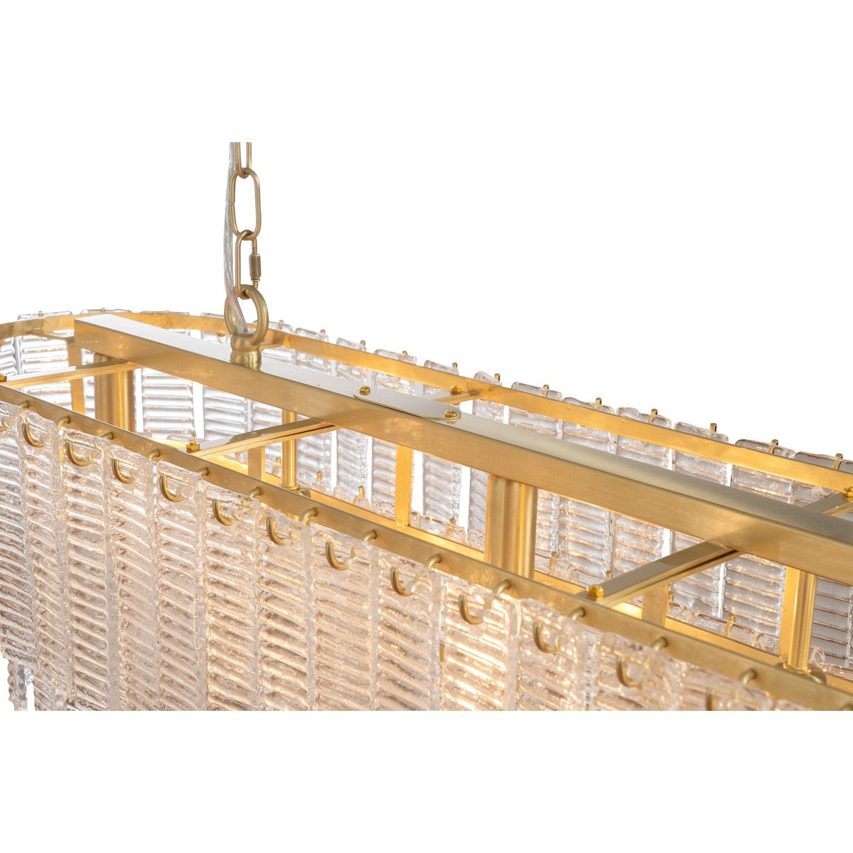 Alara 5 Light Bench Chandelier Satin Brass - 1001641