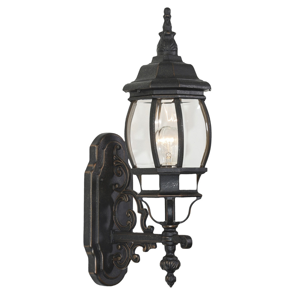Flinders Small Outdoor Wall Light Antique Bronze IP44 - 1001696