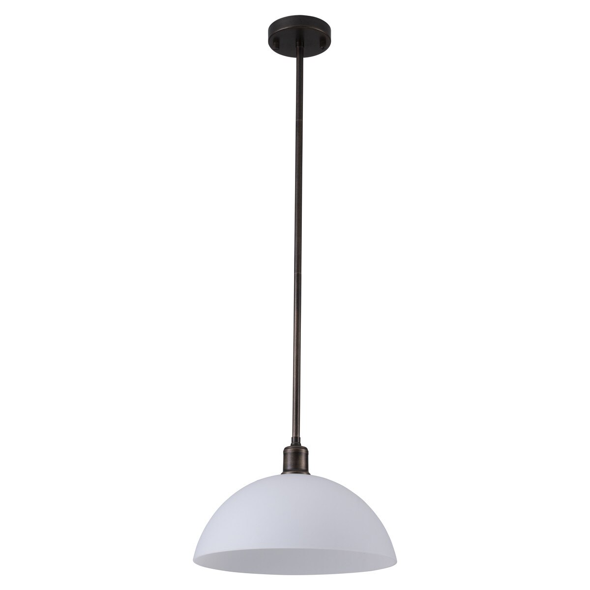 Sienna Pendant Light with Shade Antique Brass & Opal Matte - LOI1001747