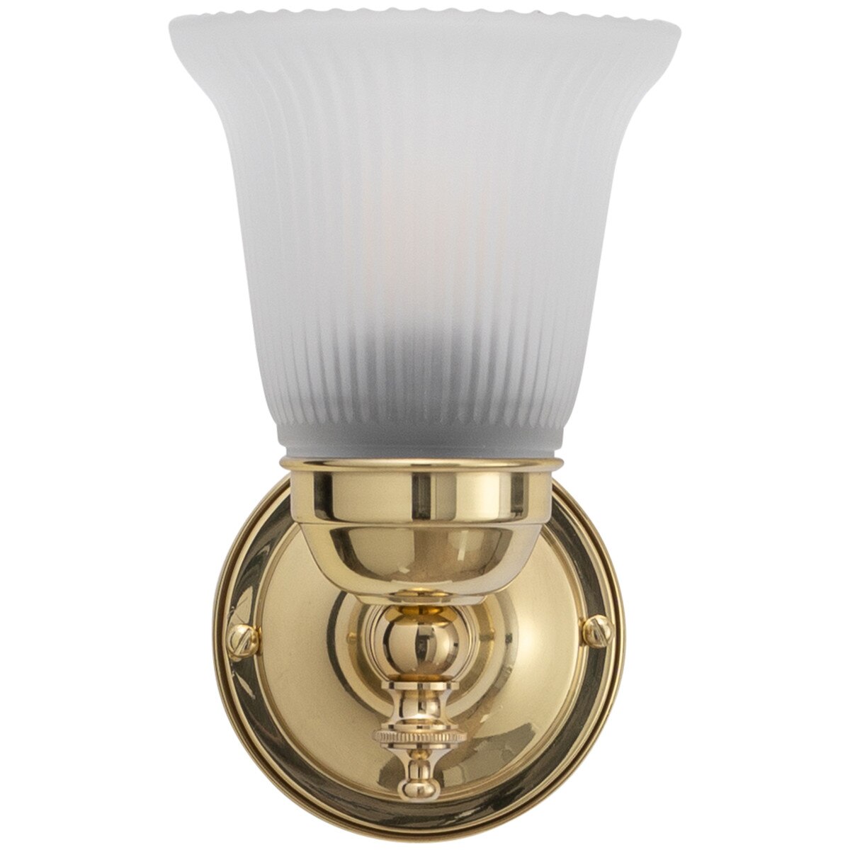 Kline Wall Light Brass With Zipper Frost Glass - 3000336