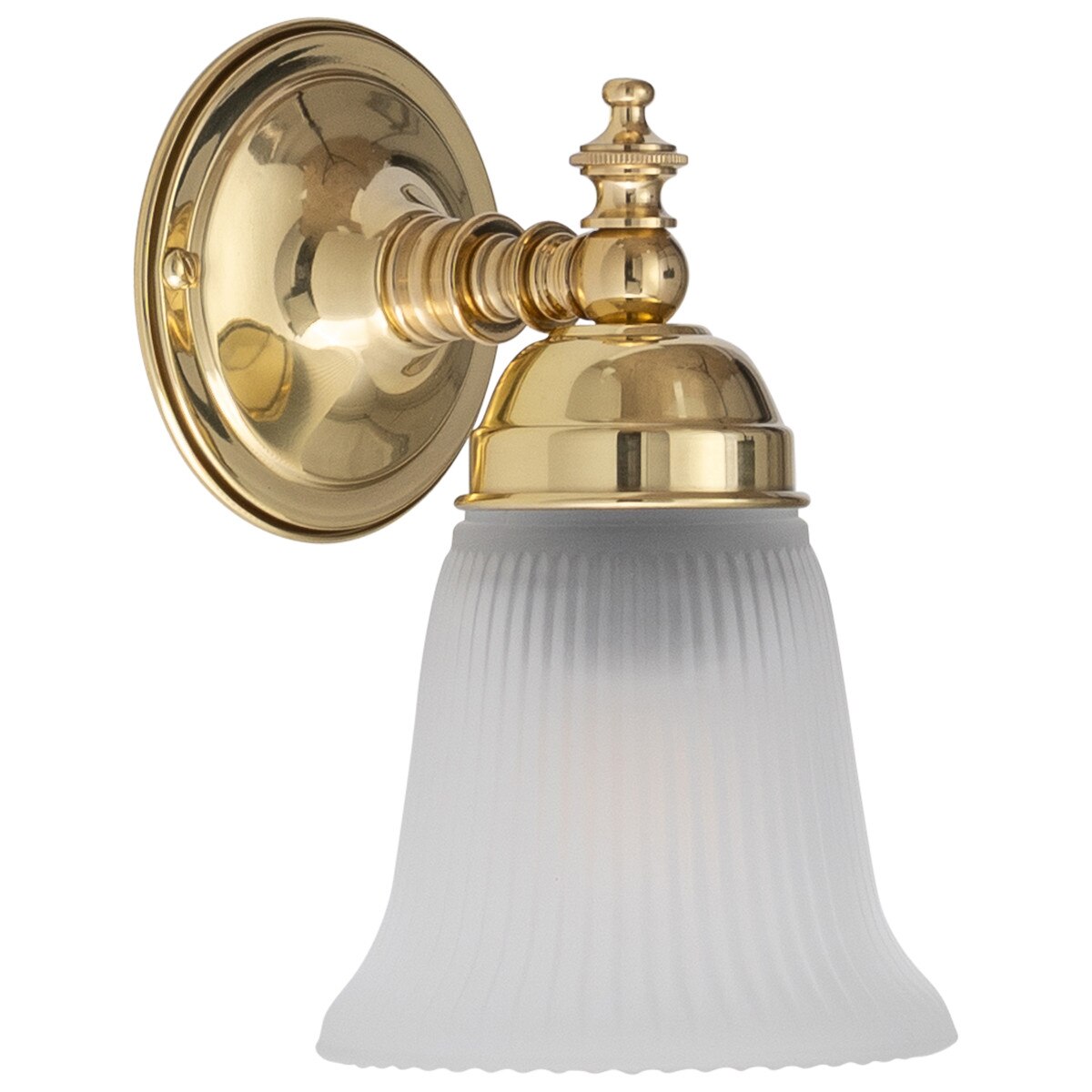 Kline Wall Light Brass With Zipper Frost Glass - 3000336
