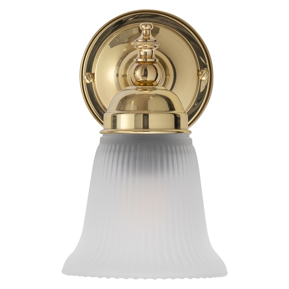 Kline Wall Light Brass With Zipper Frost Glass - 3000336